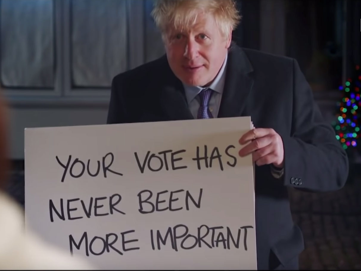 No Love Actually Between British Pm Boris Johnson And Hugh Grant Over Election Spoof Video