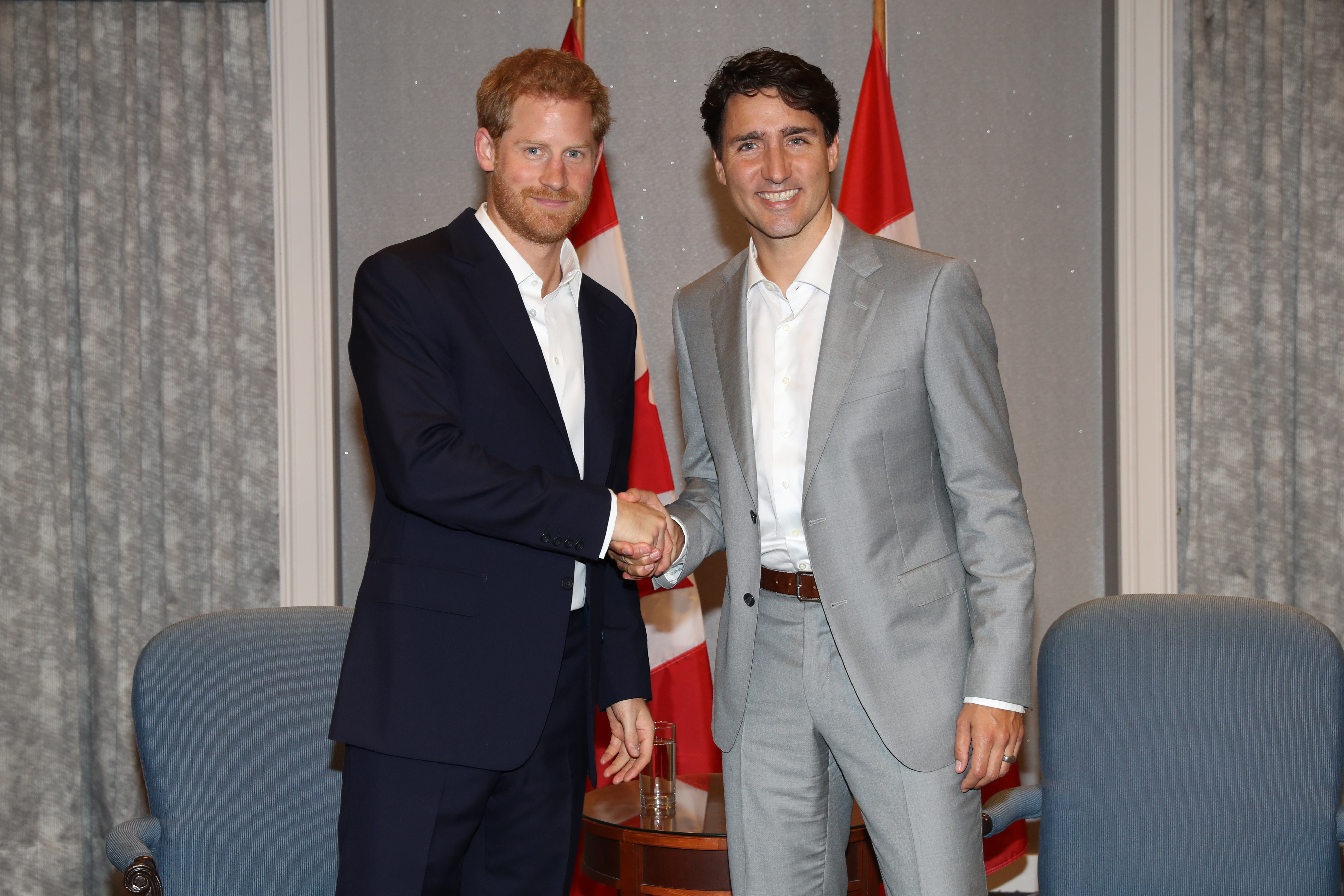 Prince Harry and Trudeau