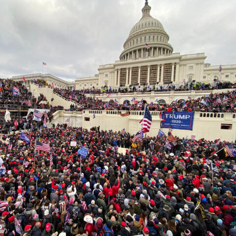 Chaos in the Capitol: Riot Police Battle Mob of Trump Supporters as ...
