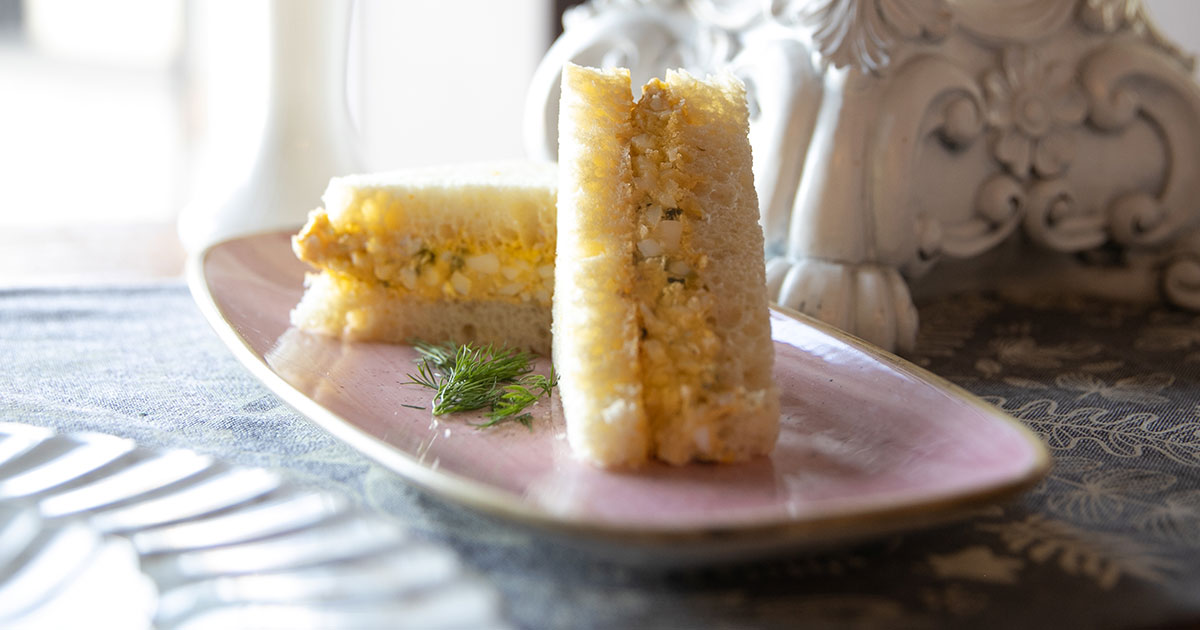 A Taste of Niagara Falls Egg Salad Tea Sandwiches From the Flour Mill