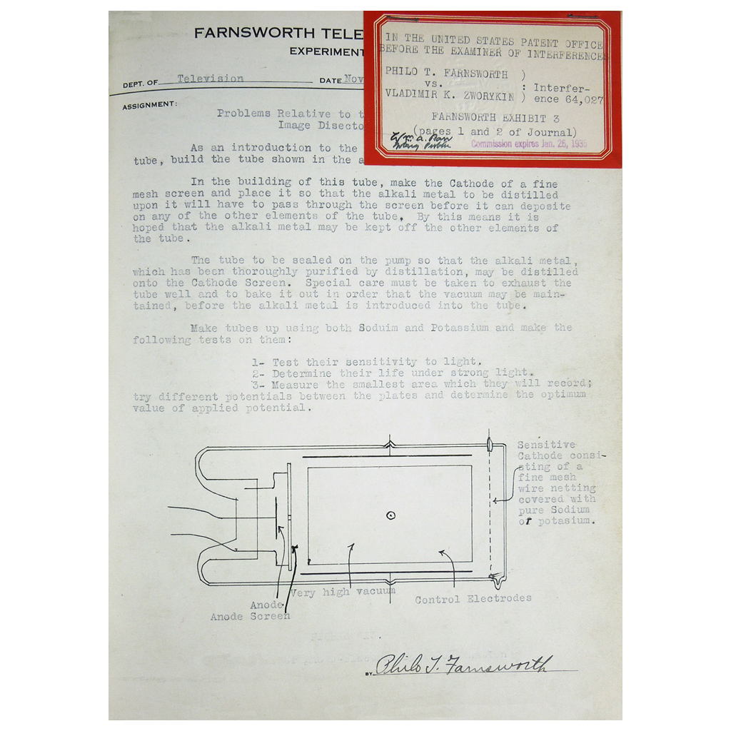 Philo Farnsworth Exhibit MZTV