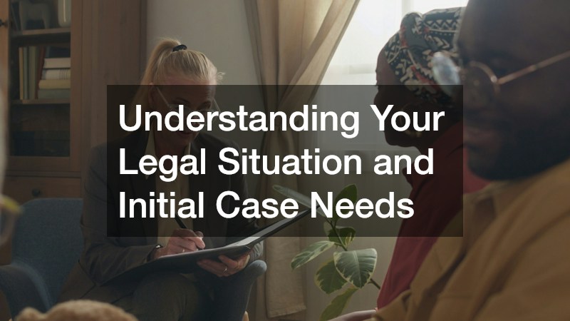 Understanding Your Legal Situation and Initial Case Needs