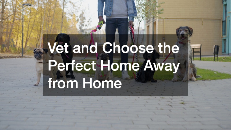 Vet and Choose the Perfect Home Away from Home