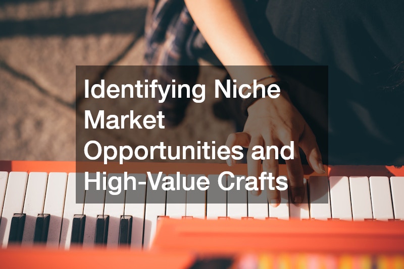Identifying Niche Market Opportunities and High-Value Crafts