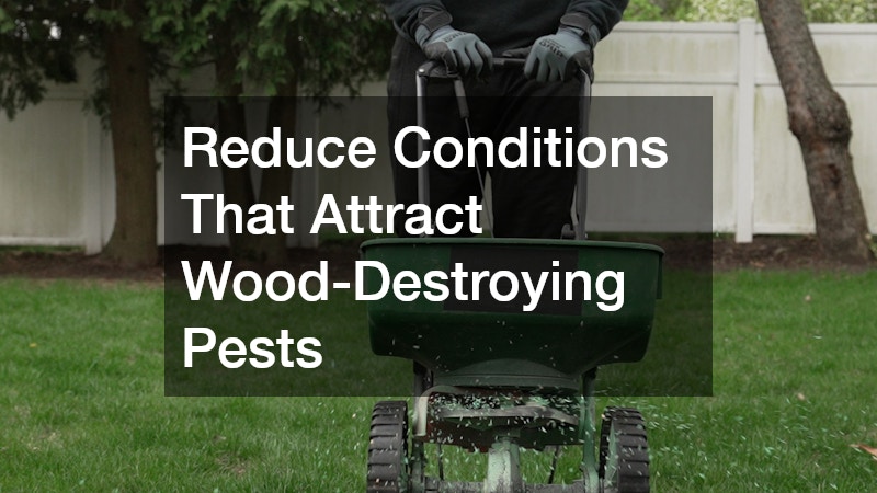 Reduce Conditions That Attract Wood-Destroying Pests