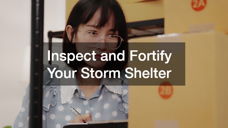 Inspect and Fortify Your Storm Shelter