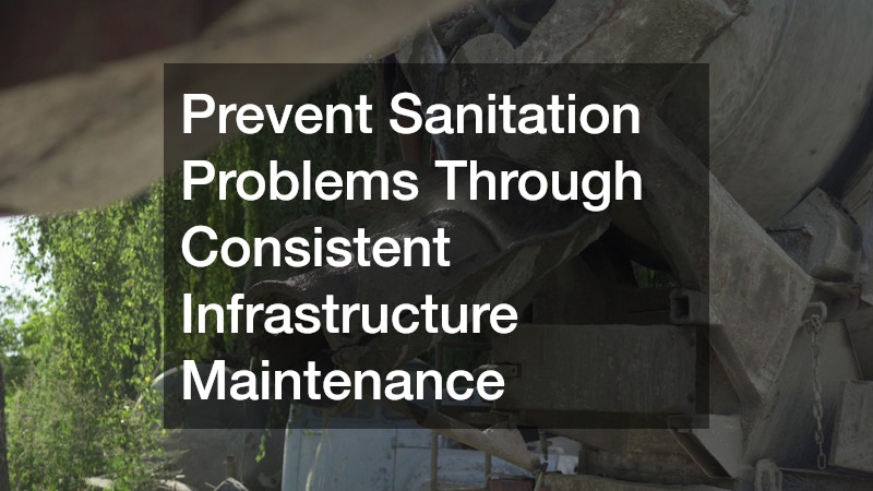 Prevent Sanitation Problems Through Consistent Infrastructure Maintenance