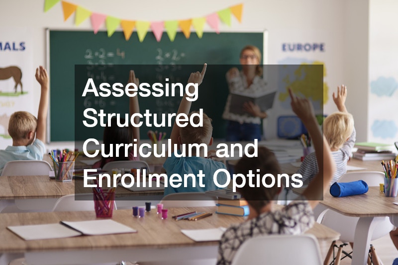 Assessing Structured Curriculum and Enrollment Options