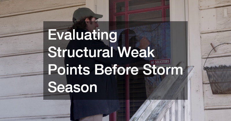 Evaluating Structural Weak Points Before Storm Season