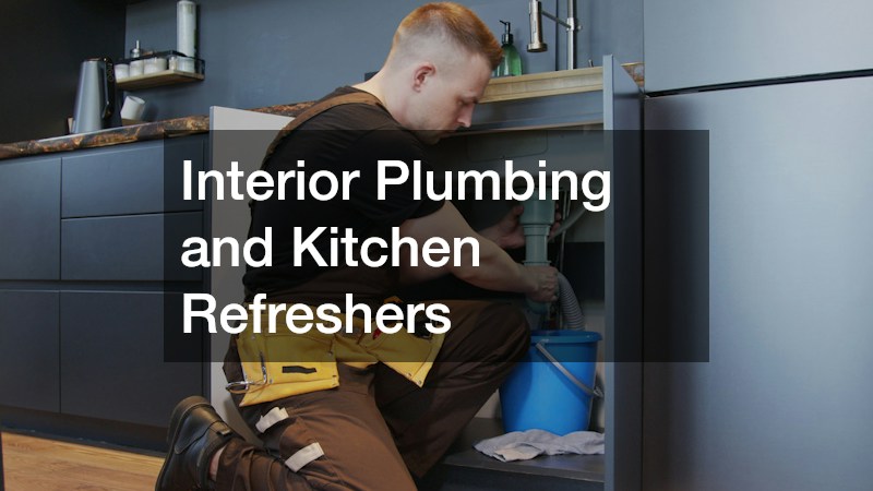 Interior Plumbing and Kitchen Refreshers