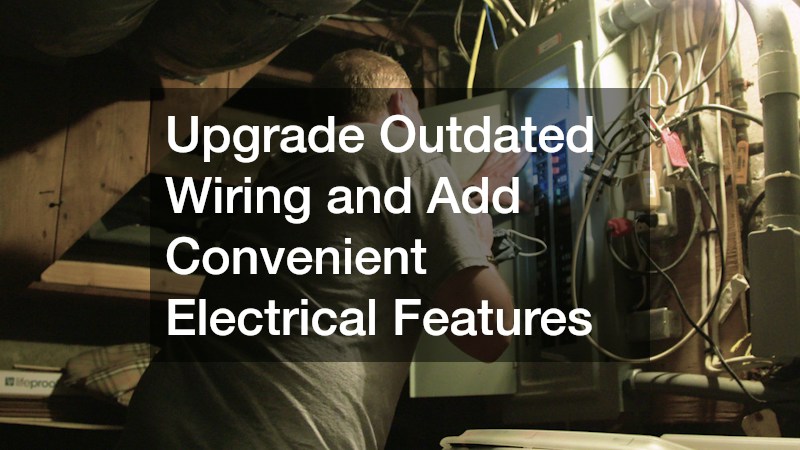 Upgrade Outdated Wiring and Add Convenient Electrical Features