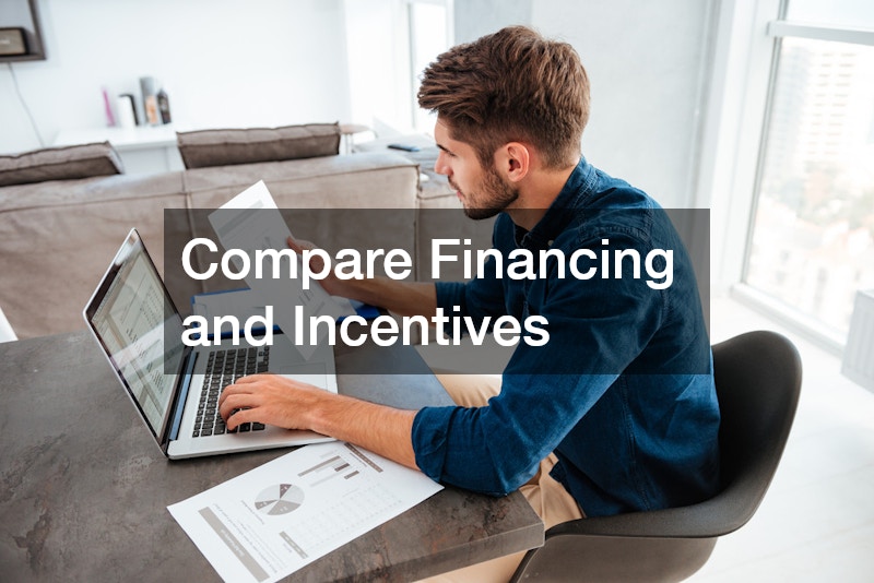 Compare Financing and Incentives