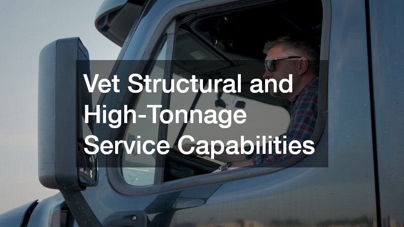 Vet Structural and High-Tonnage Service Capabilities