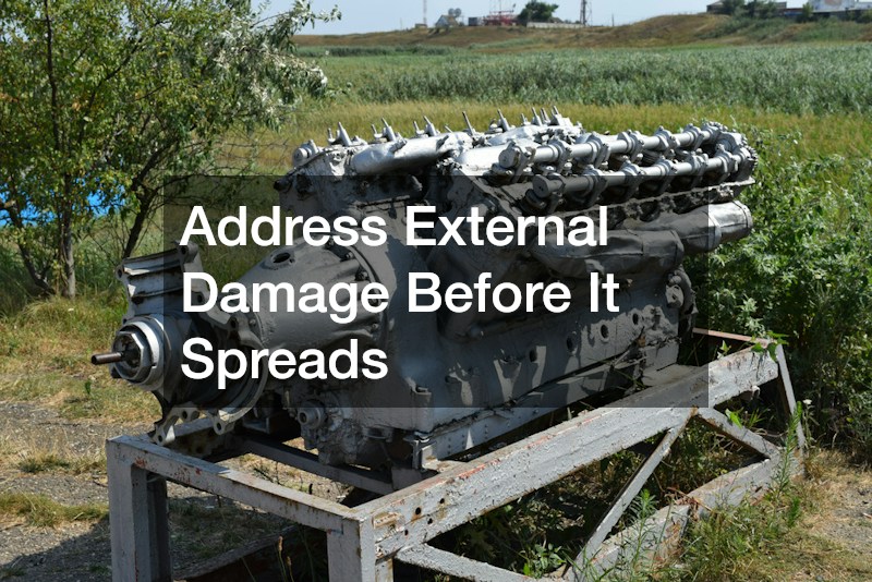 Address External Damage Before It Spreads