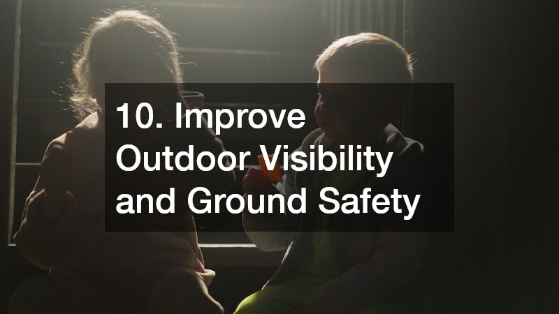 10. Improve Outdoor Visibility and Ground Safety