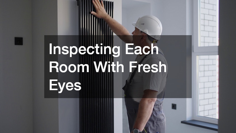 Inspecting Each Room With Fresh Eyes