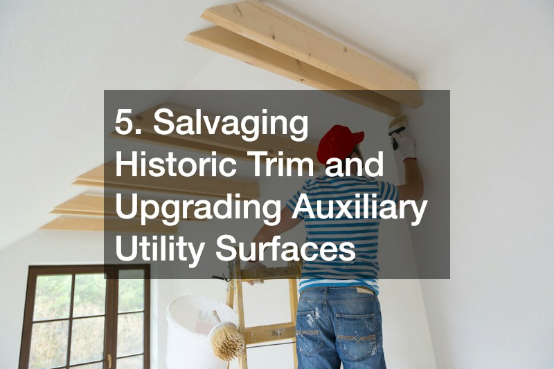 5. Salvaging Historic Trim and Upgrading Auxiliary Utility Surfaces