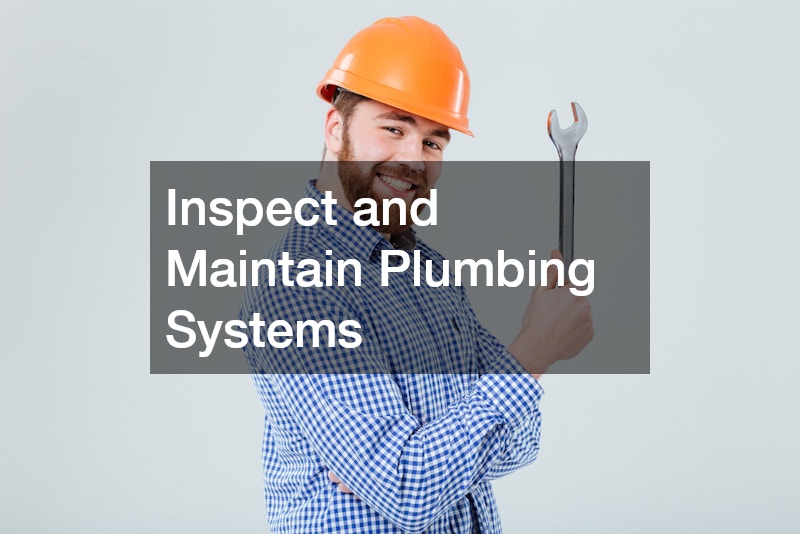 Inspect and Maintain Plumbing Systems