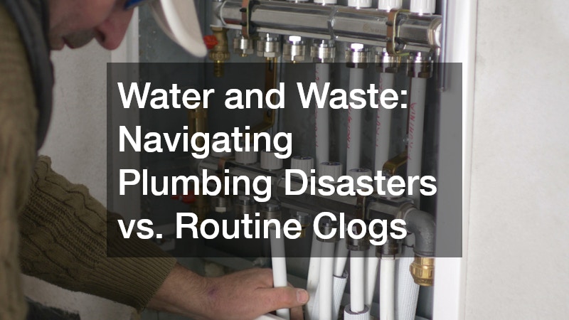 Water and Waste: Navigating Plumbing Disasters vs. Routine Clogs