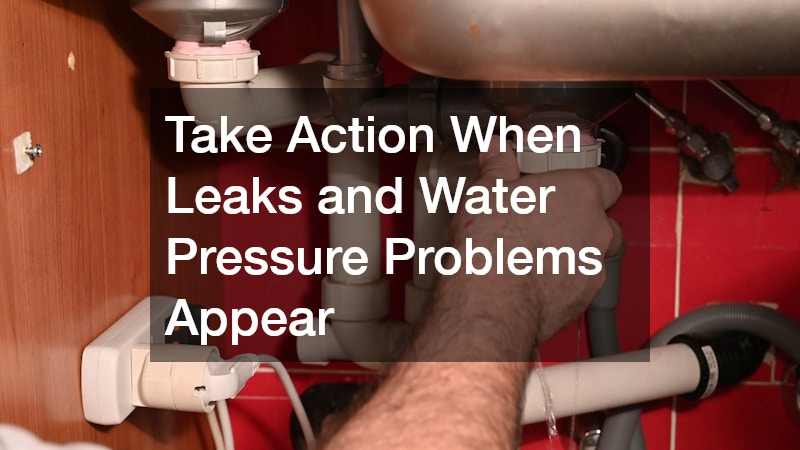 Take Action When Leaks and Water Pressure Problems Appear