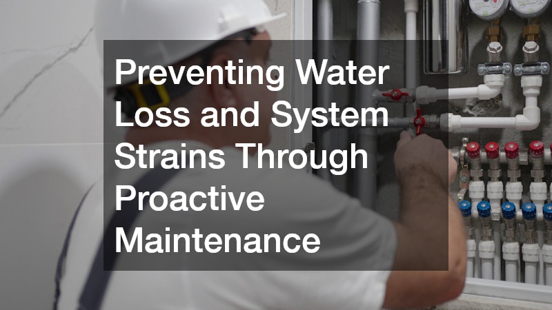 Preventing Water Loss and System Strains Through Proactive Maintenance