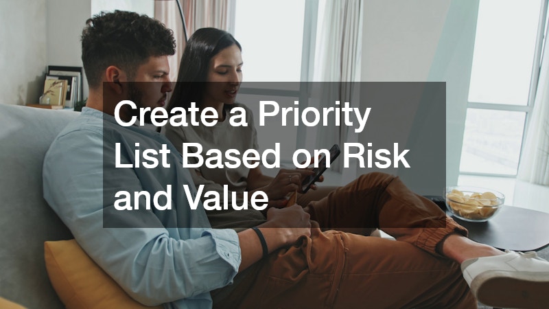 Create a Priority List Based on Risk and Value