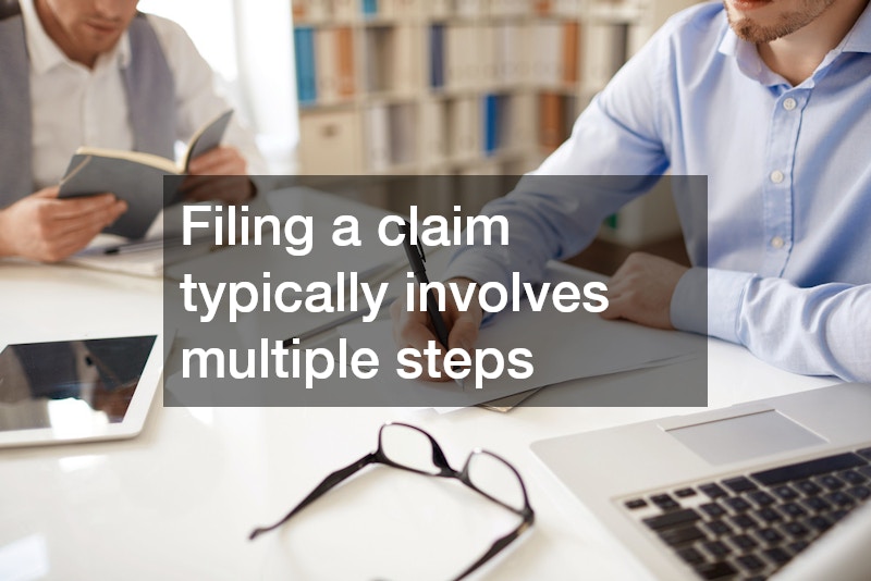 Filing a claim typically involves multiple steps