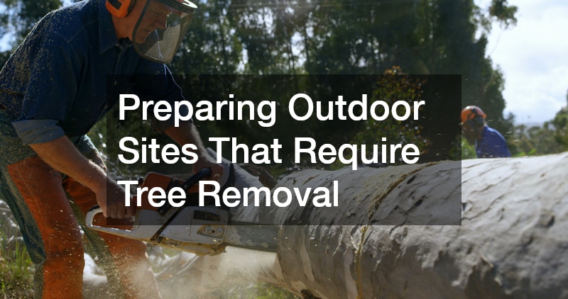Preparing Outdoor Sites That Require Tree Removal