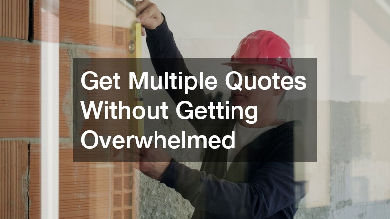 Get Multiple Quotes Without Getting Overwhelmed