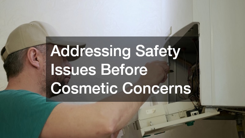 Addressing Safety Issues Before Cosmetic Concerns