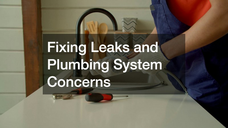 Fixing Leaks and Plumbing System Concerns