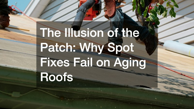 The Illusion of the Patch: Why Spot Fixes Fail on Aging Roofs