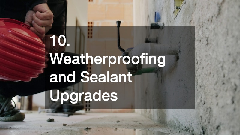 10. Weatherproofing and Sealant Upgrades