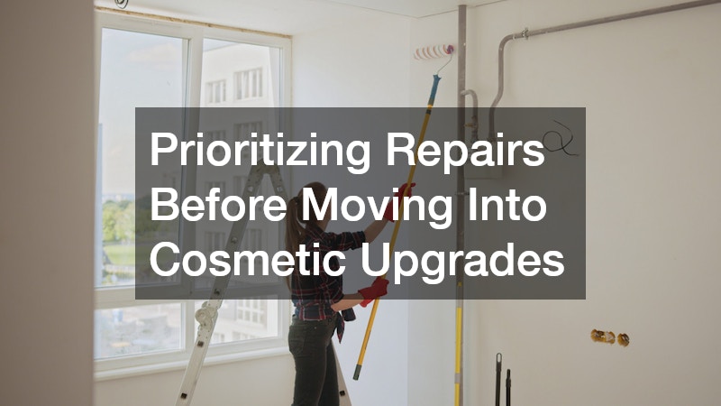 Prioritizing Repairs Before Moving Into Cosmetic Upgrades