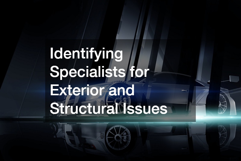 Identifying Specialists for Exterior and Structural Issues