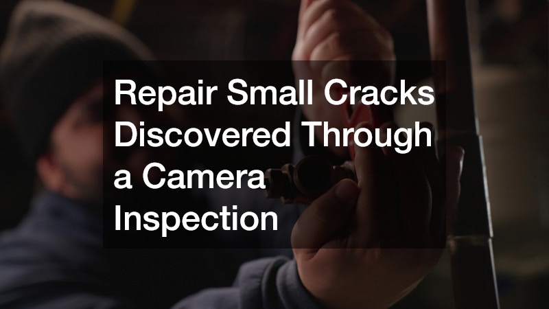 Repair Small Cracks Discovered Through a Camera Inspection