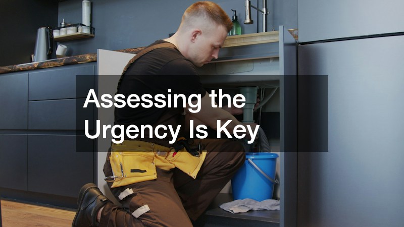 Assessing the Urgency Is Key