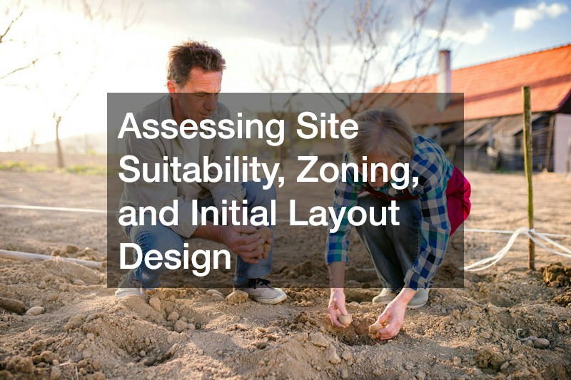 Assessing Site Suitability, Zoning, and Initial Layout Design