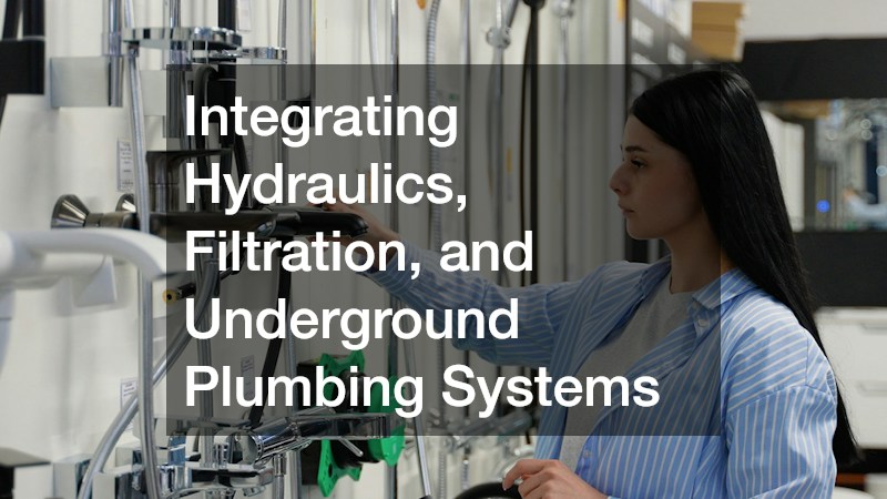 Integrating Hydraulics, Filtration, and Underground Plumbing Systems
