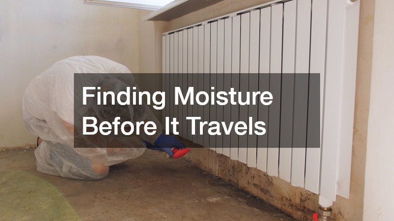Finding Moisture Before It Travels