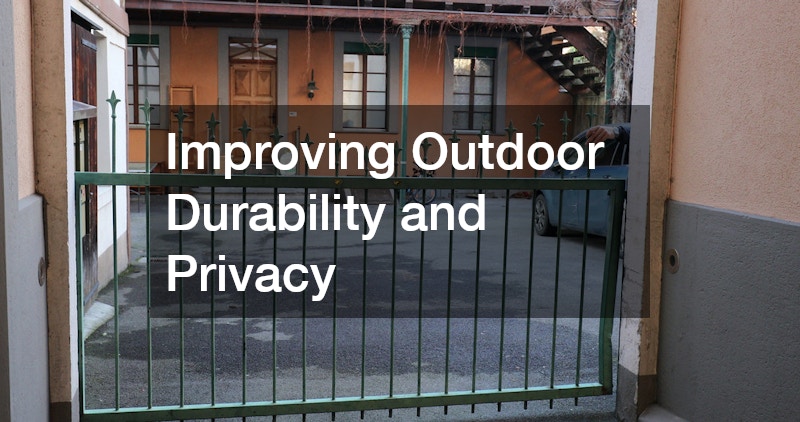 Improving Outdoor Durability and Privacy