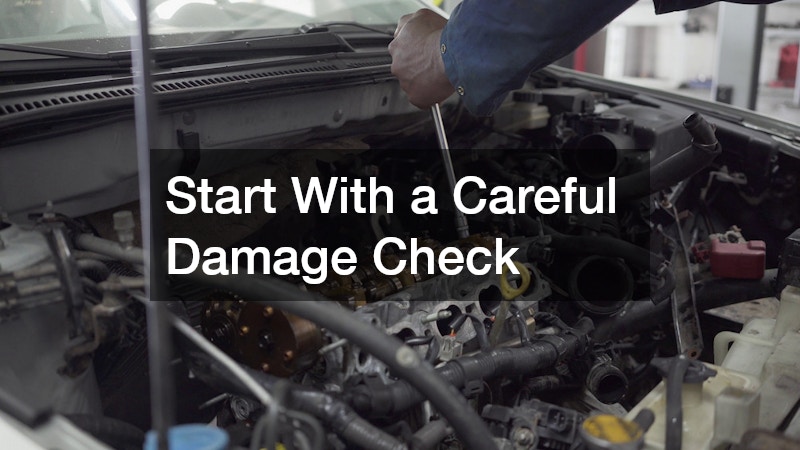 Start With a Careful Damage Check