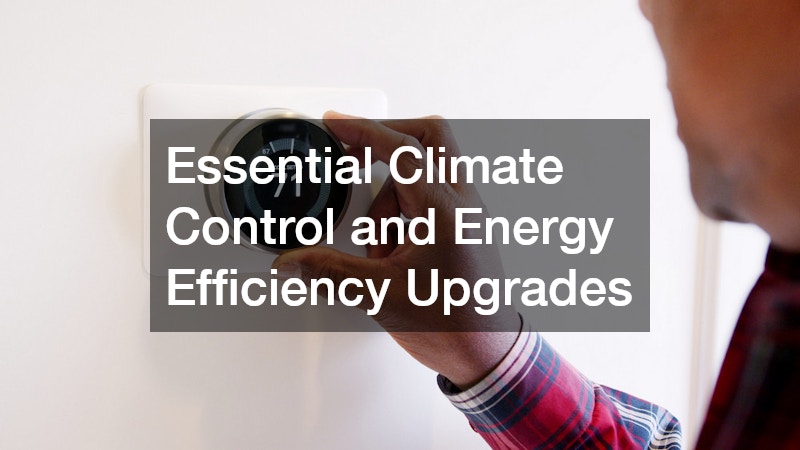 Essential Climate Control and Energy Efficiency Upgrades