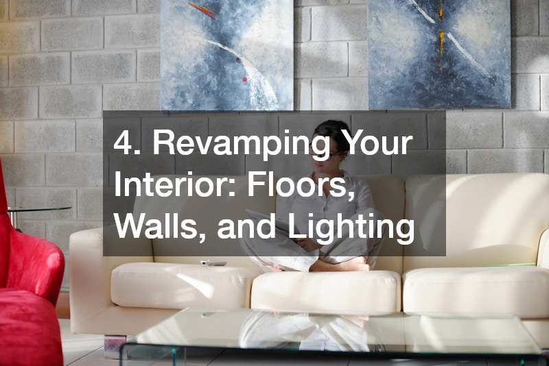 4. Revamping Your Interior: Floors, Walls, and Lighting