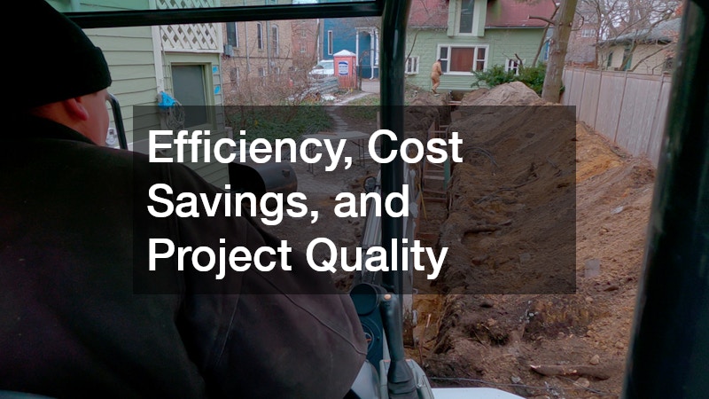 Efficiency, Cost Savings, and Project Quality