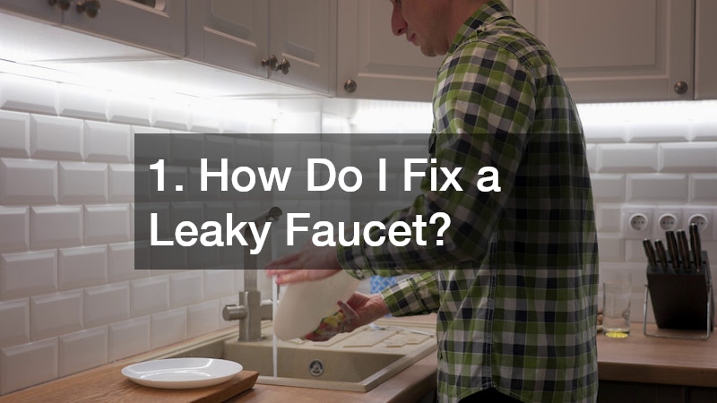 1. How Do I Fix a Leaky Faucet?