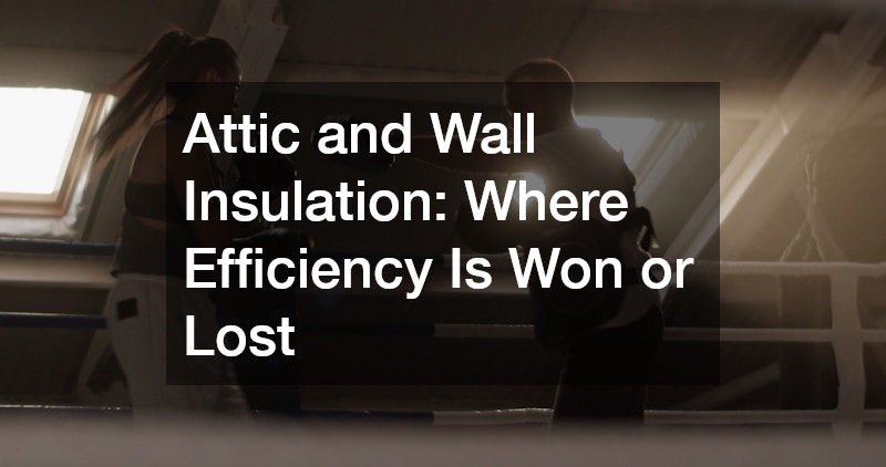 Attic and Wall Insulation: Where Efficiency Is Won or Lost