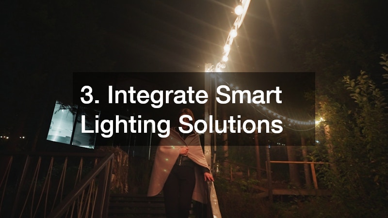 3. Integrate Smart Lighting Solutions