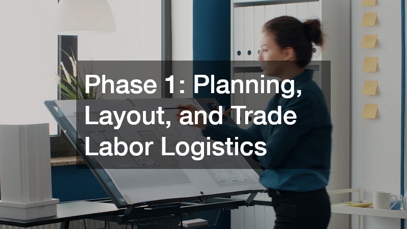 Phase 1: Planning, Layout, and Trade Labor Logistics