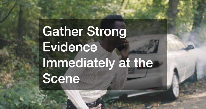 Gather Strong Evidence Immediately at the Scene